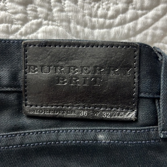 Burberry Brit Mens Black Jeans 36x32 L - Picture 10 of 10